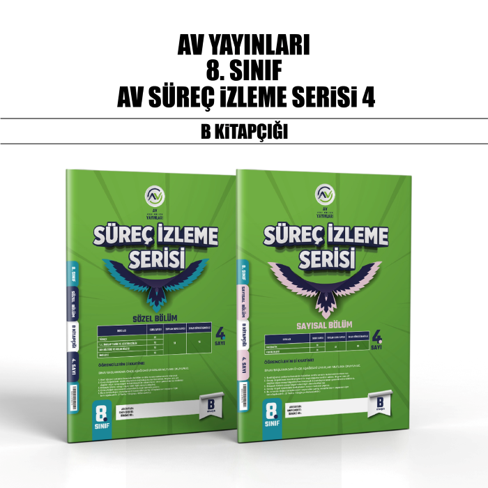 AV 08.SINIF SÜREÇ İZLEME (SİS) SAY/SÖZ 4-B -25-26